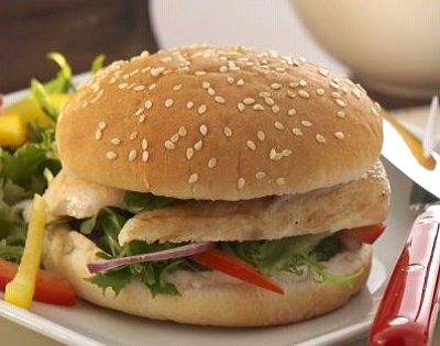 Pão de Hamburguer com Gergelim - 68grs / 11 cm