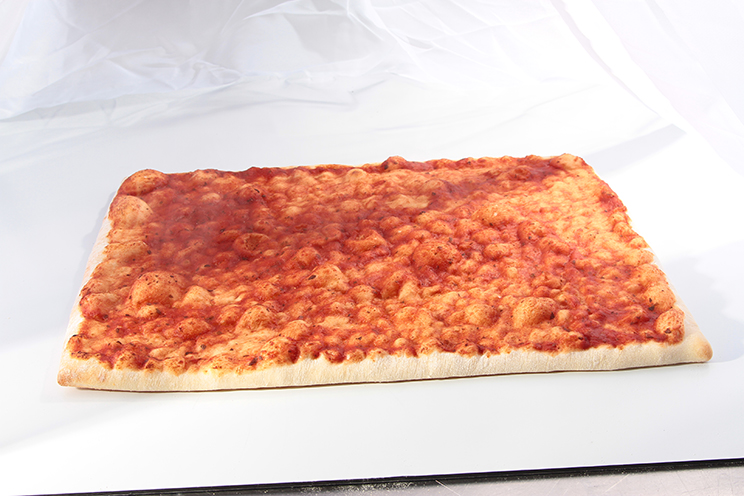 Base Pizza com Tomate Forno de pedra 30*40cm Retangular.