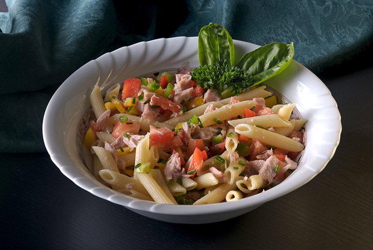 Penne. Pasta fresca congelada. 30 segundos.
