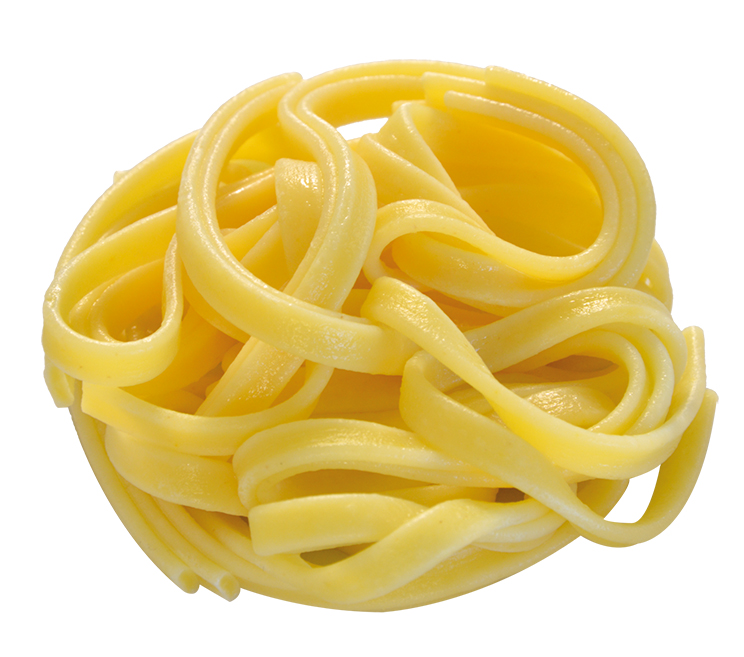 Tagliatelle. Ninhos de 50 gr. Pasta fresca congelada pronta em 30 segundos.