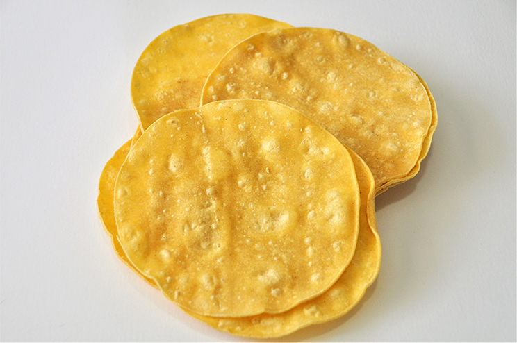 Tortilla de Milho Amarelo 16cm 525gr/ paq