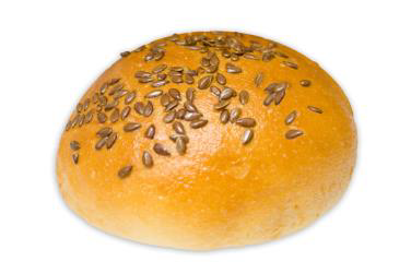 Pan Hamburguesa Brioche with Linen Seed