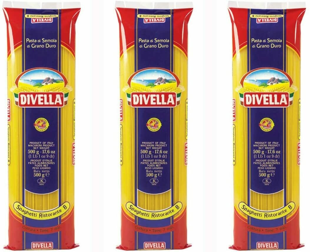 Spaguetti No. 8 Divella - PASTA SECA