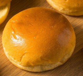 Pão de hambúrguer brioche com batata pré-fatiada 80 g-11 cm