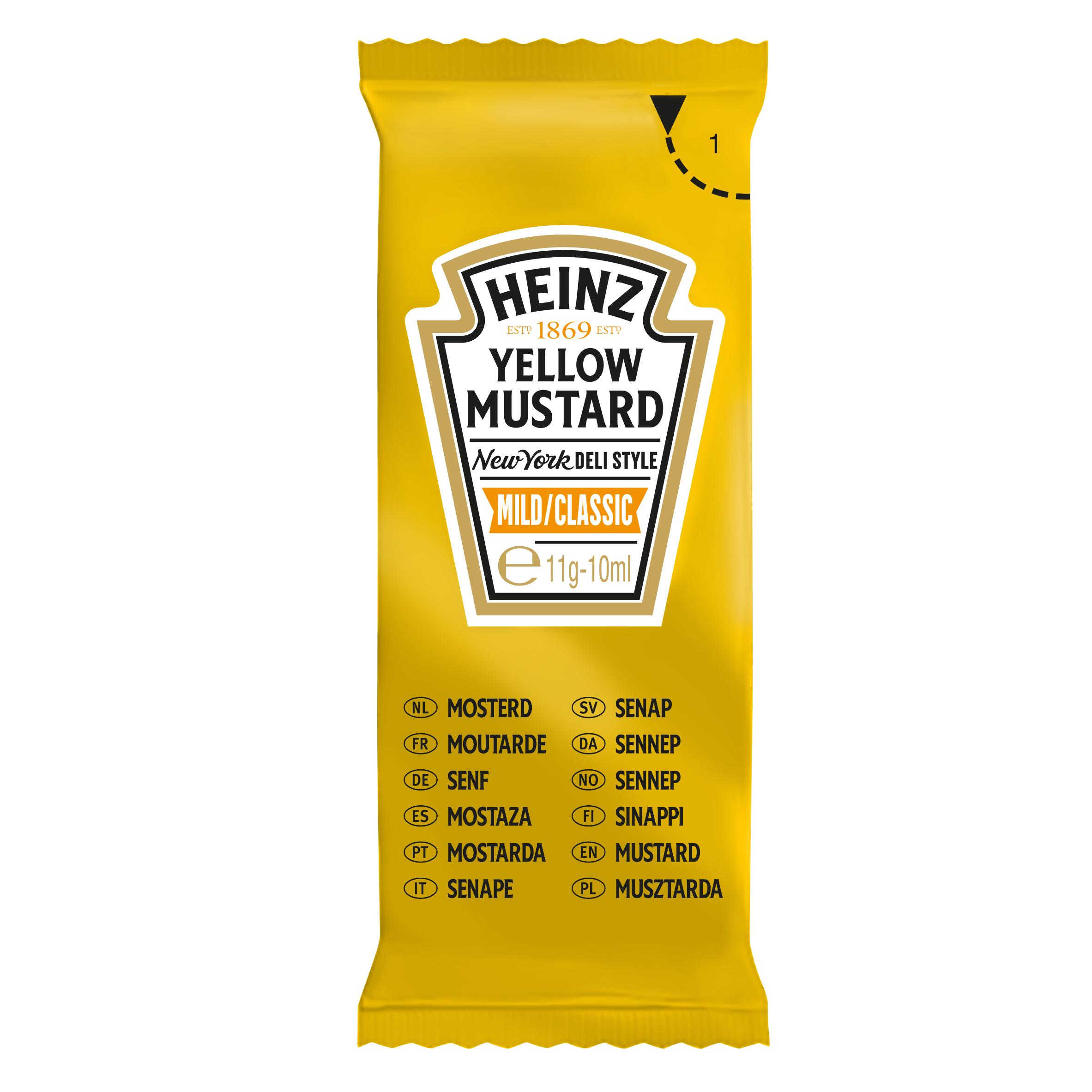 Minidose di senape Heinz 10ml