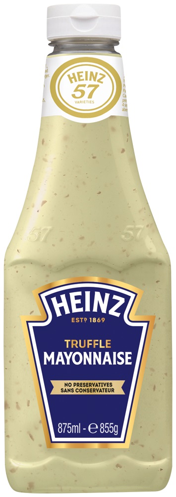 MAYONESA C/TRUFA 875ML MAYO HEINZ TRUFFLE