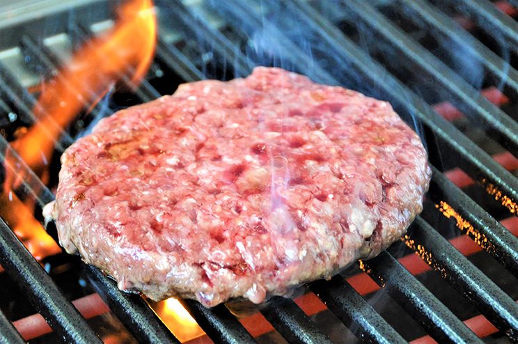 Hamburguesa 200gr Black Angus.