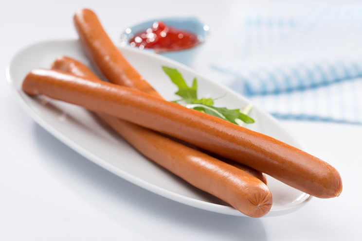 Salsicha Bockwurst Mixta Cachorro-Quente 17 cm - 90 gr