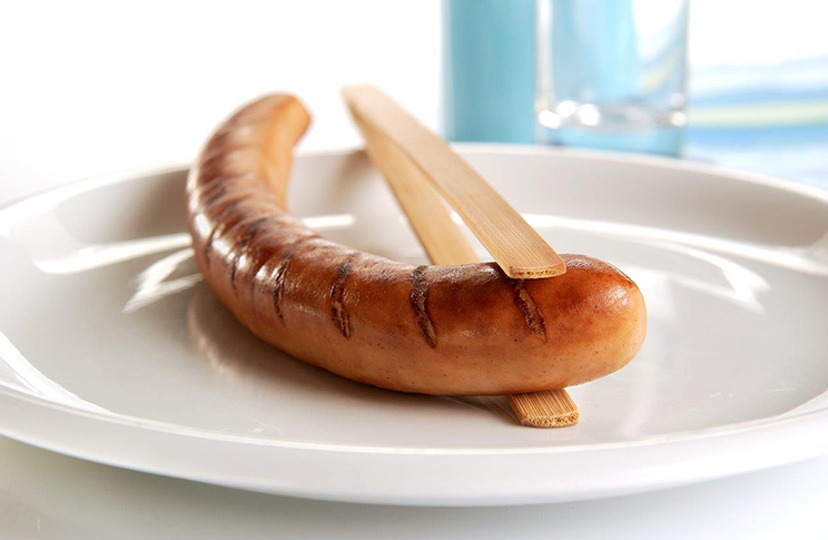 Salchicha Bratwurst Blanca Cerdo y Pavo Perrito 16,5 cm - 90 gr