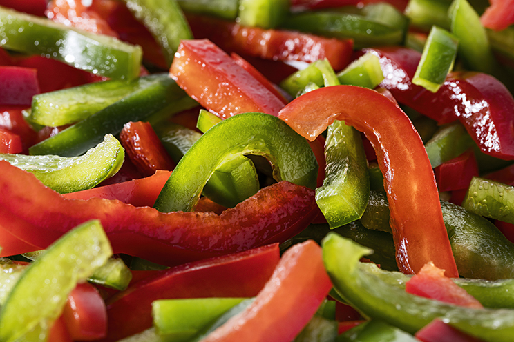 Duo Peperoni rossi e verdi. Crudi