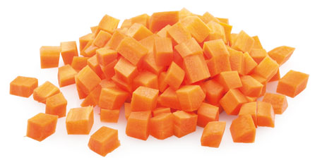 Diced carrots