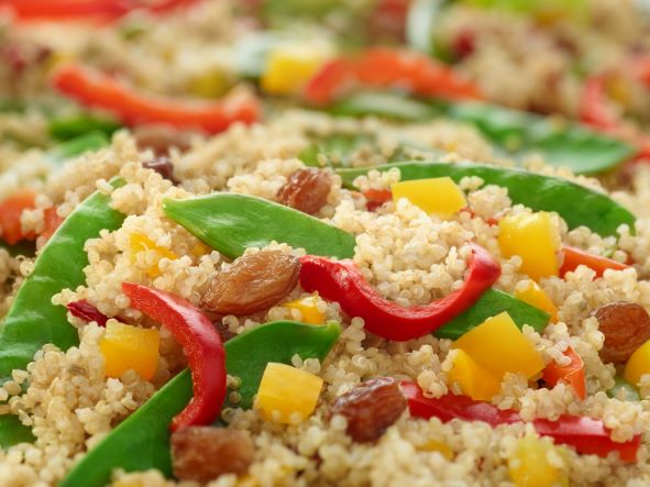 Salada de quinoa