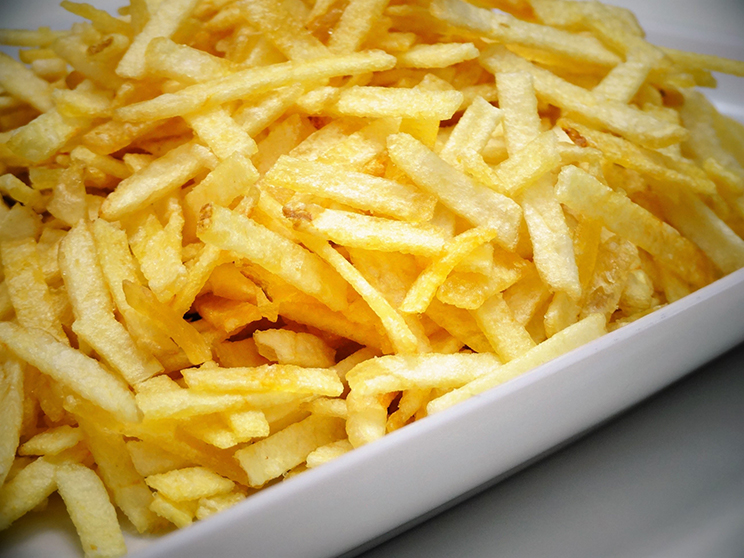 Batata palha fritas com Sal 750gr