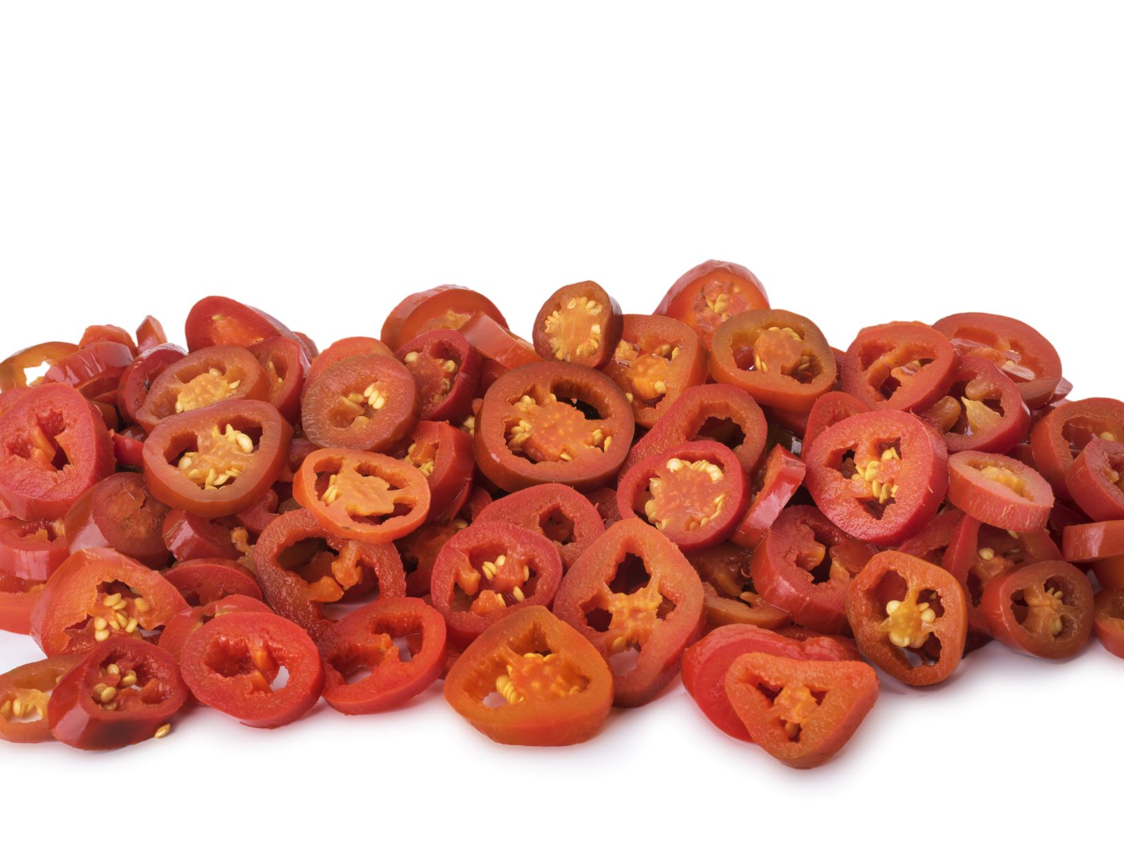 Red Hot Jalapeños Rodelas Rojo Faro