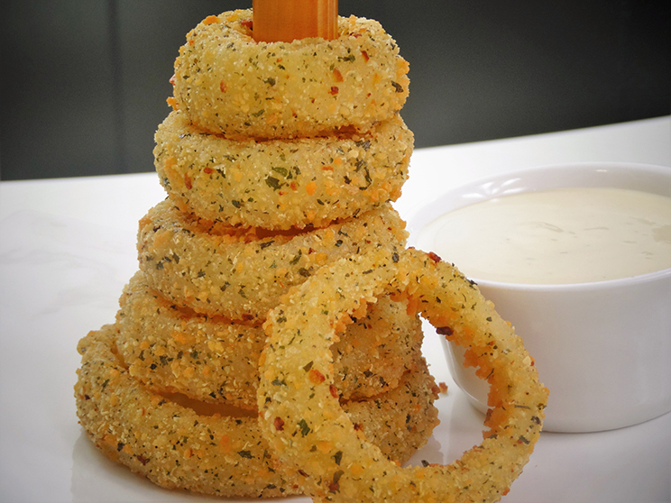 Spicy Battered Onion Rings