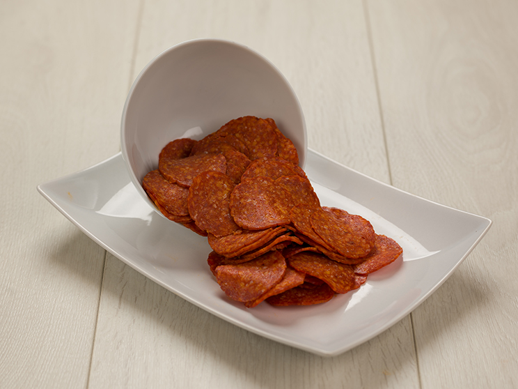 Fette di salame piccante