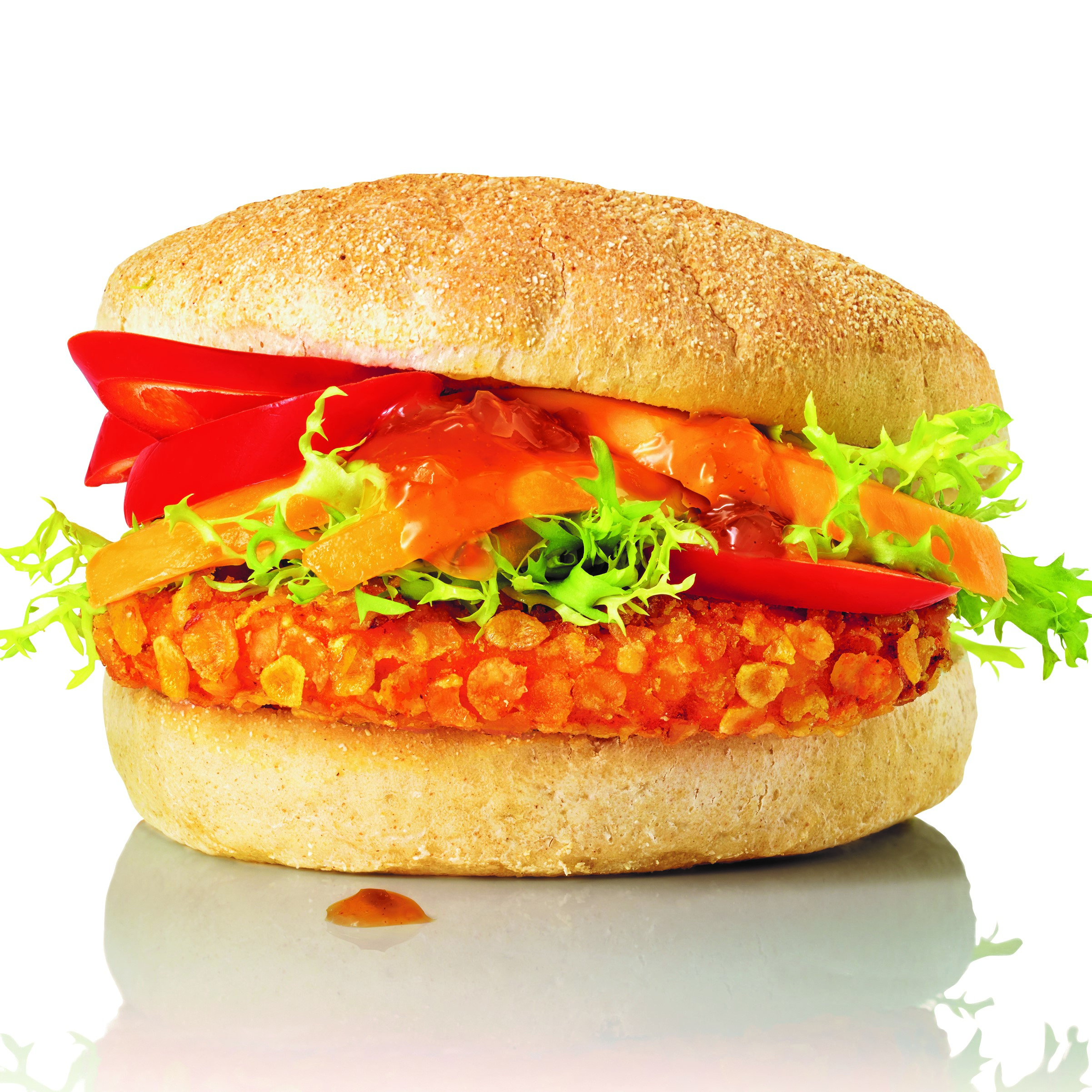 Chicken Crunchy Chick'n Burger - 135 gr - 10*12 mm