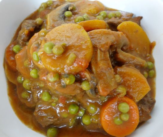 Ragut de ternera a la Jardinera