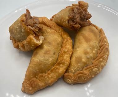 Empanadilla Artesanal rellena de Pulled Pork 75 G.