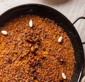 Arroz a Banda - 2 porções (370 g de caldo 350 g de arroz)