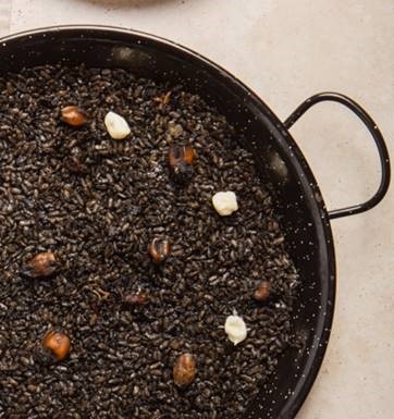 Arroz Negro - 2 raciones (370 g caldo + 350 g arroz)