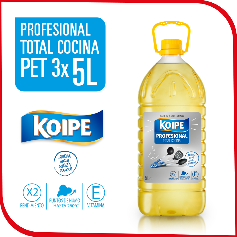 Óleo de girassol KOIPE - 5 litros