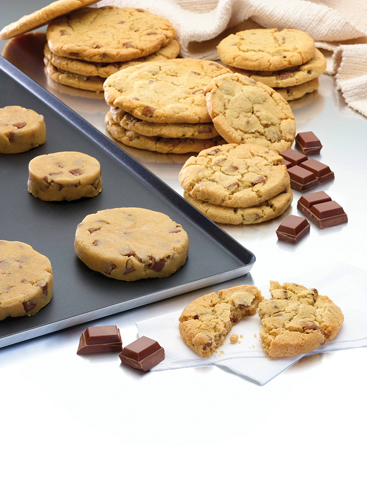 Biscotti crudi Rubia Chip Chocolate con leche - 55 gr.