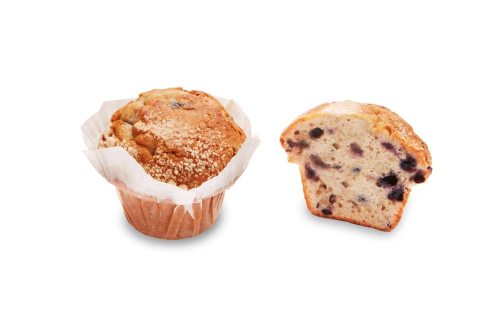 Muffins Tulipa Blueberry (mirtilos) - 133 gr. Higienizada.