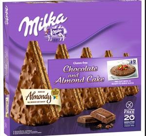 Bolo de chocolate Whit Milka