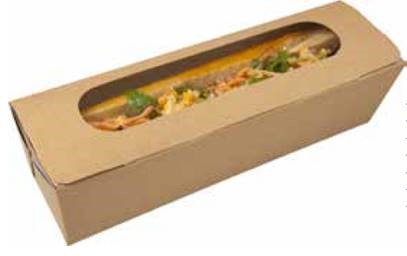 Caixa de janela para cachorro-quente