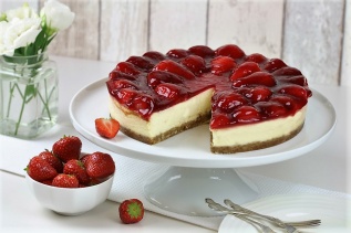 Cheesecake di lusso alle fragole
