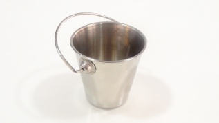 Mini Pail Bucket (Stainless Steel 6,4 x 7 cm)