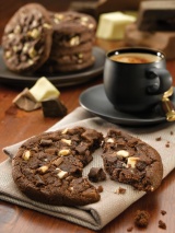 Triple Belgian Chocolate Cookies  - 76 gr. Film.