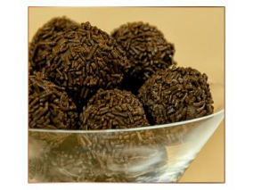 Tartufo ghiacciato al cioccolato piccolo