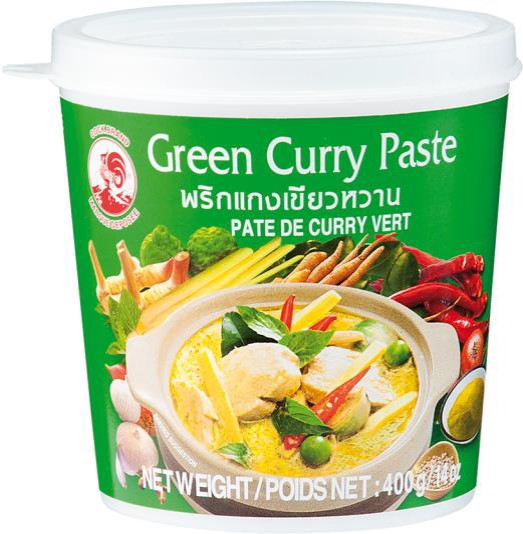 Pasta di curry verde tailandese