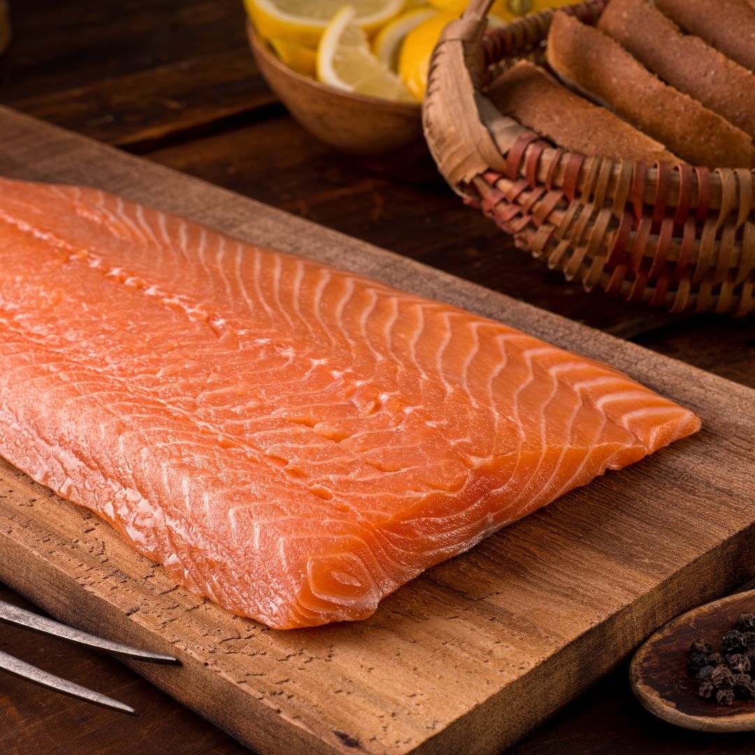 Skinless fillets of Norwegian Salmon DEEP SKINNED - Superior Quality
