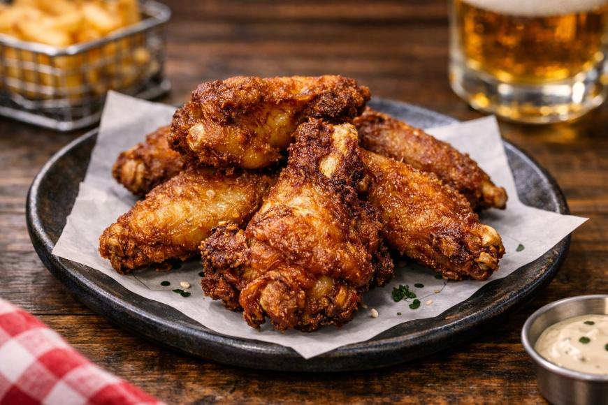 Alas de Pollo natural - Steamed Chicken Wings (46 a 30 g.)