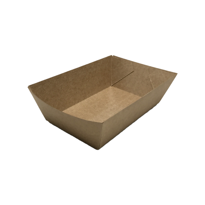 Barqueta Kraft Antigrasa 11,5 x 6,7 x 3,9 cm