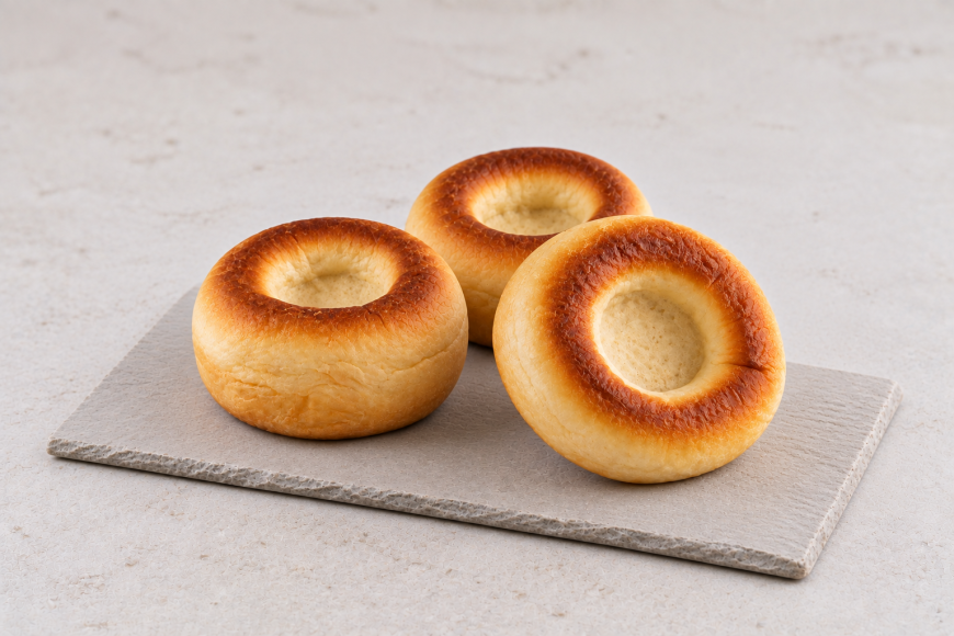 Brioche Savarín - Cerca de 30 g cada