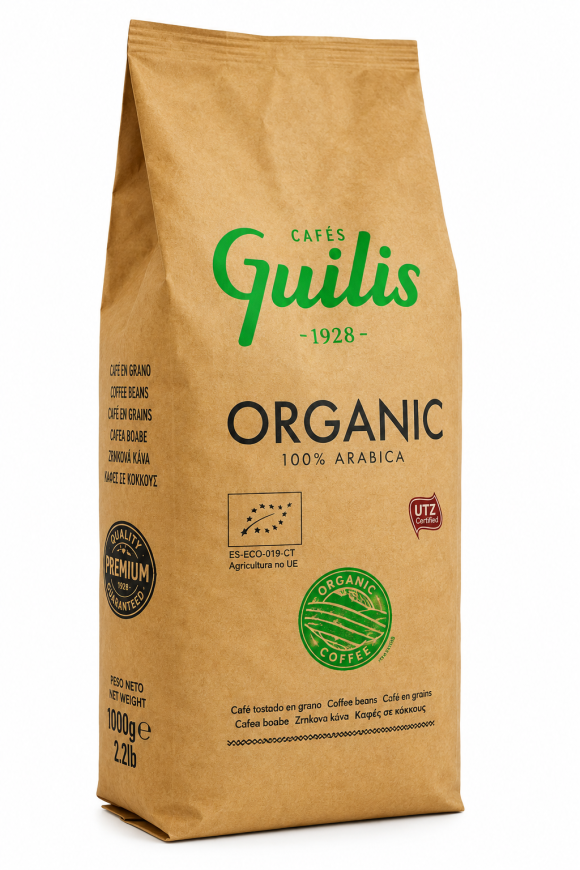 Café Natural Organico en Grano Guilis