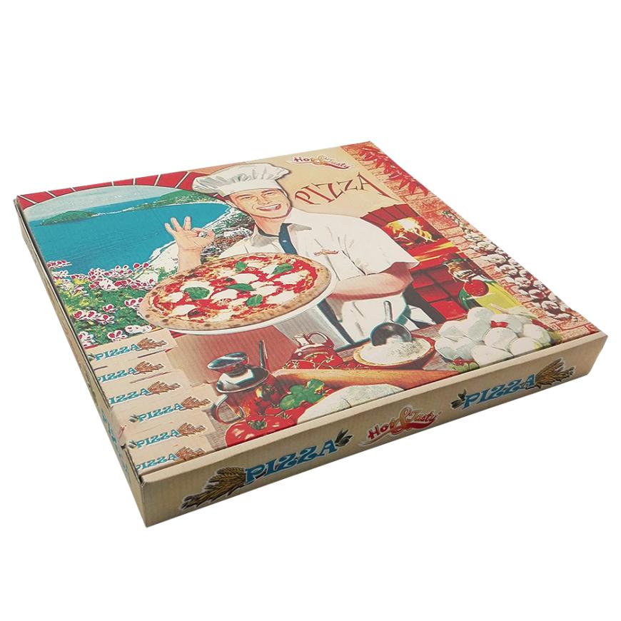 Scatola per pizza 28x28x4 cm