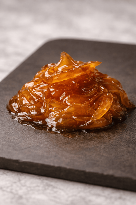 Cebola caramelizada pronta