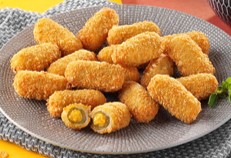 Crispy Jalapeños Nacho Cheese Bites 15 g “jalapeño encurtido moldeado, relleno de Queso