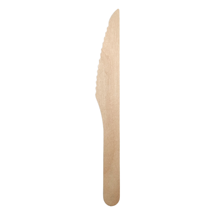 WAXED WOODEN KNIFE 165MM
