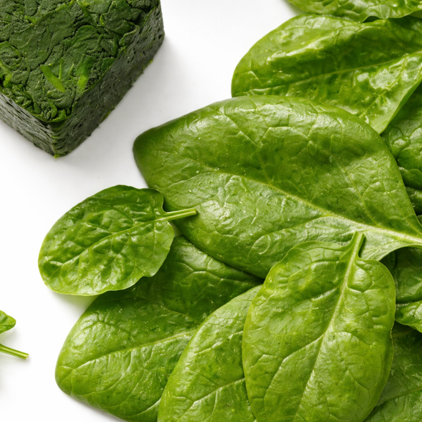Porzioni di foglie di spinaci 15g