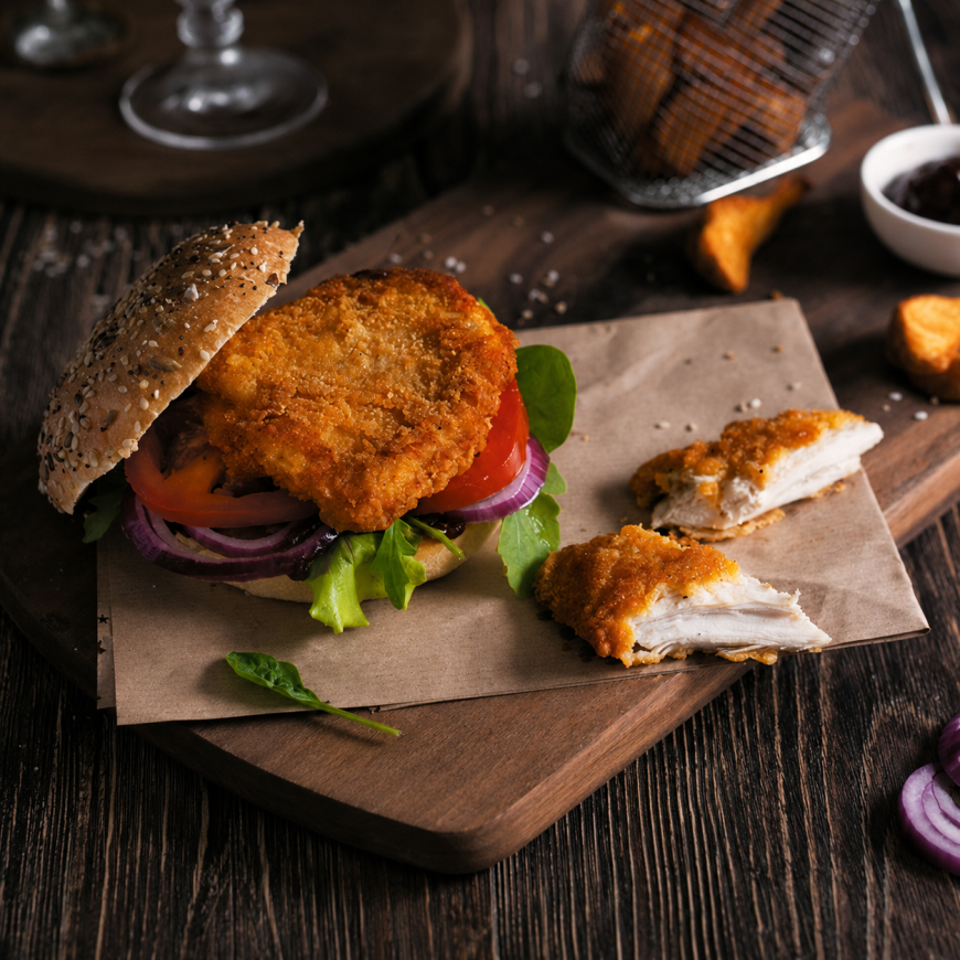Filetto di Pollo Extra Croccante 120 g - Crunchy Southern Fried Chicken Breast Fillets