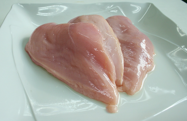 Filete de peito de frango, cru 130-140 Gr
