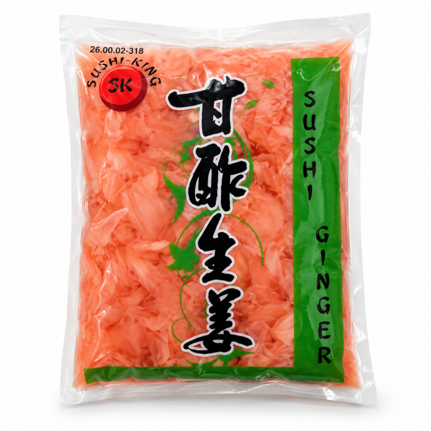 Zenzero rosa "sushi ginger"