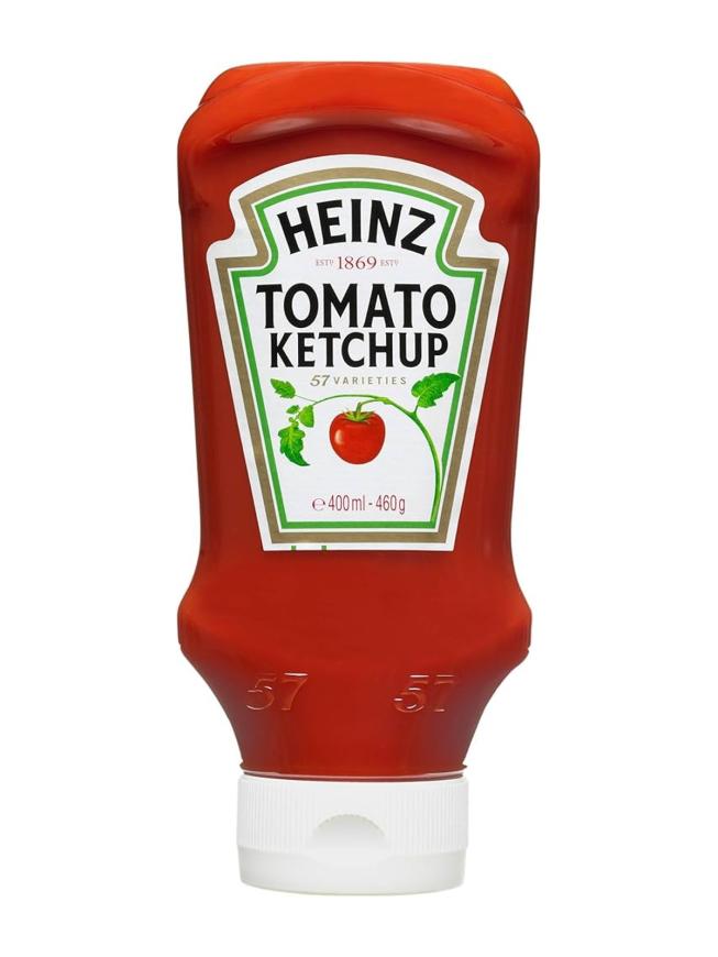Ketchup Heinz 400 ml (boca abajo)