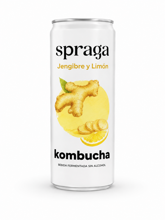 Kombucha Gengibre e Limão